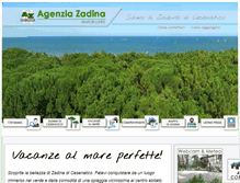 Tablet Screenshot of agenziazadina.it